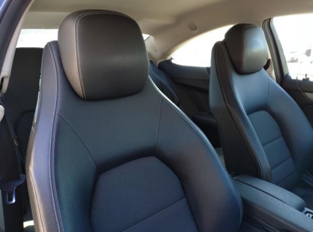 Black front seats