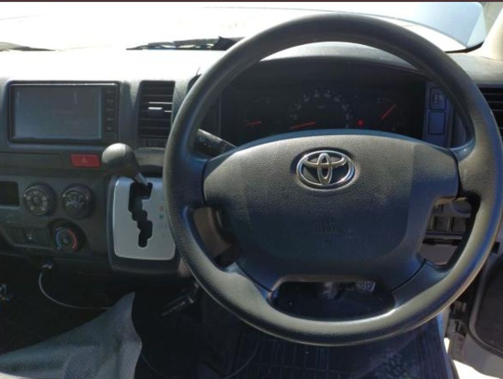 Right-hand-drive dashboard and steering wheel