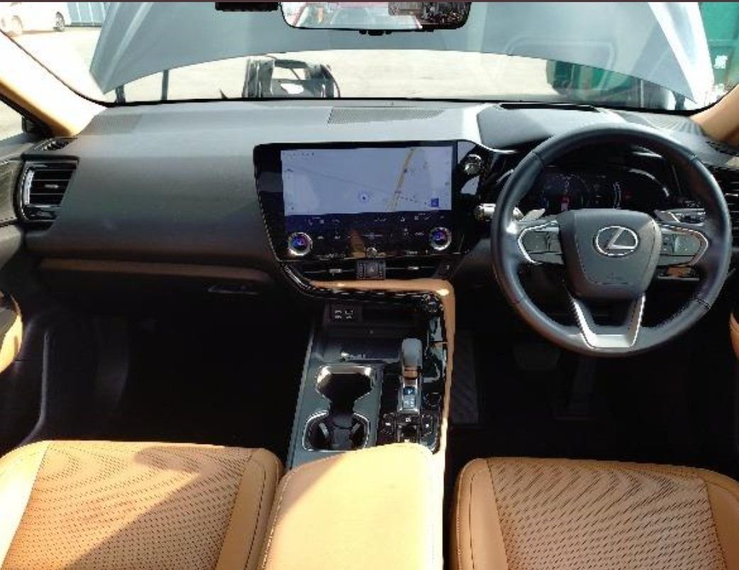 Dashboard with large centre touchscreen