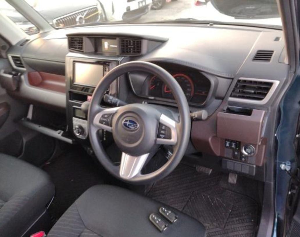 Right-hand-drive dashboard and steering wheel