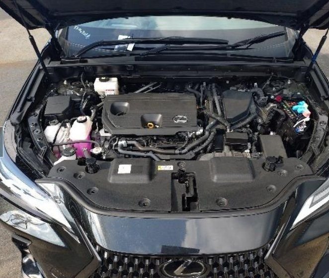 Engine bay of the Lexus NX350h