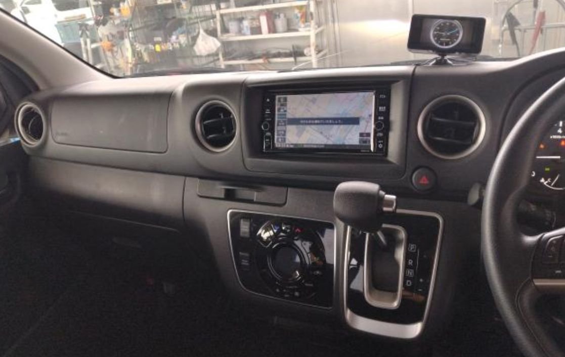 Right-hand-drive dashboard with navigation