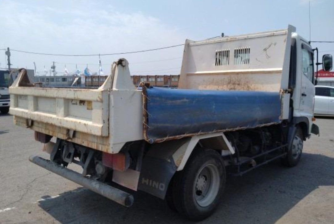 Rear right showing the steel dump body